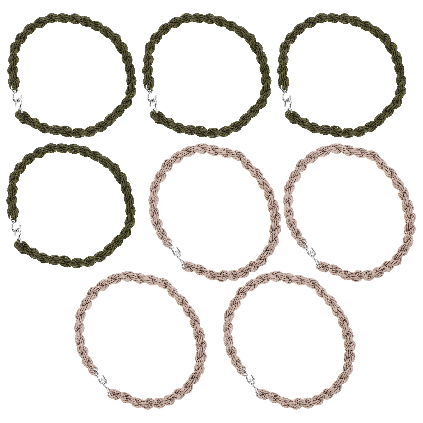 

8 Pcs Camping Accessories Elastic Boot Strap Bands Leggings Ropes Jacket Trousers Straps Shoe Binding