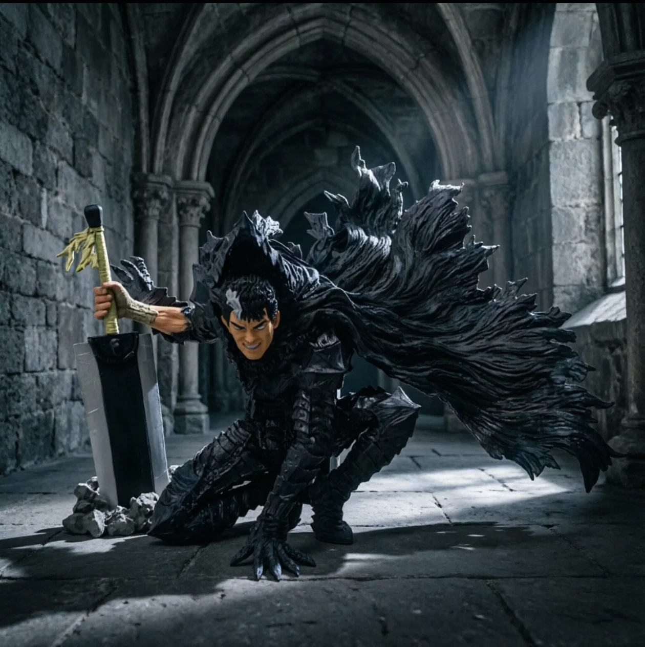 

Masterlise Berserk Guts Blood Stained Battle Damaged Anime Action Figure Collectible Pvc Statue Model For Adult Anime Collectors