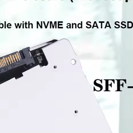 M.2 SSD To U.2 Adapter Card PCIe M.2 Adapter Converter PC-E3.0X4 Hard Disk Adapter Card with Case for 2230/2242/2260/2280 SSD