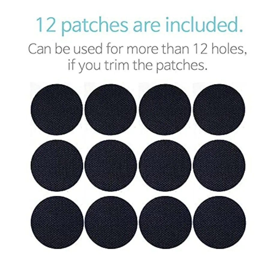 Circle Shape Shoe Hole Prevention Repair Patches/Inserts for 12 Holes view 5