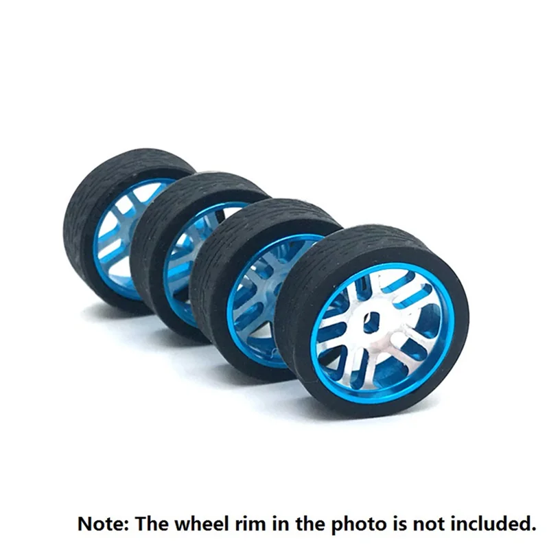 

FBIL-16Pcs Rubber Tyre Tires Wheel For Wltoys K969 K989 P929 Iw04m Awd Iw02 Mini-Z Mini-D Mini-Q 1/28 RC Drift Racing Car