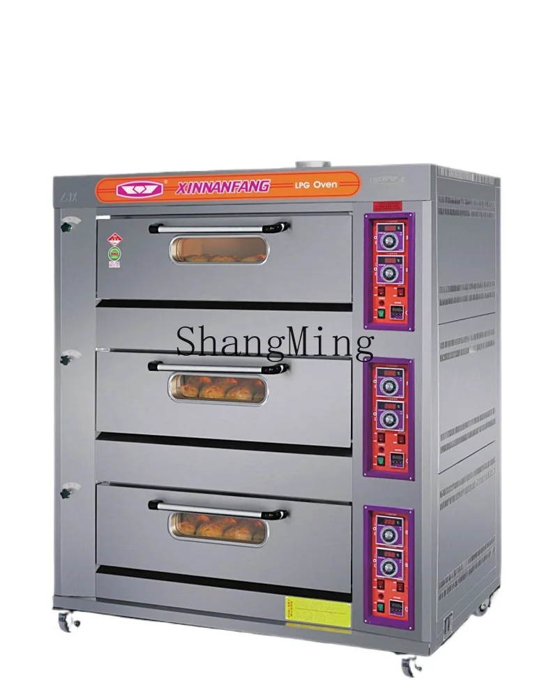 

LXY oven Commercial multi-layer natural gas liquefied gas gas single-layer baking oven