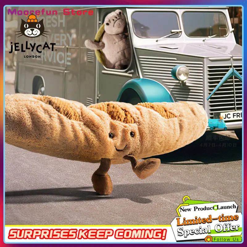 

В наличии: Плюшевая игрушка Jellycat Amuseables Baguette, успокаивающая игрушка, детские фигурки и куклы в качестве подарков на день рождения.