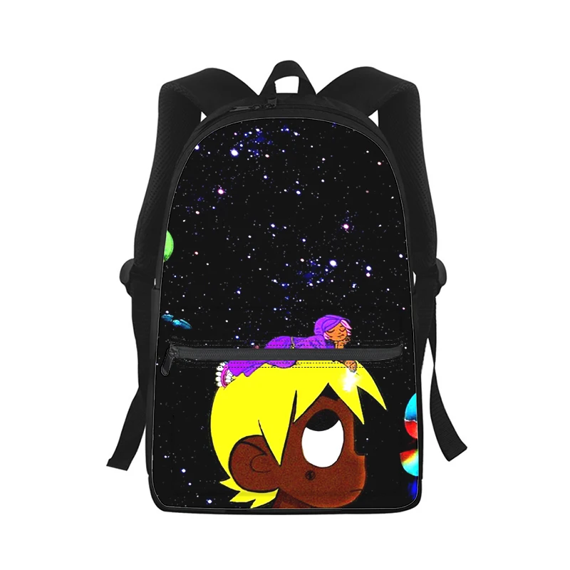 

Lil Uzi Vert Rapper Men Women Backpack 3D Print Fashion Student School Bag Laptop Backpack Kids Travel Shoulder Bag