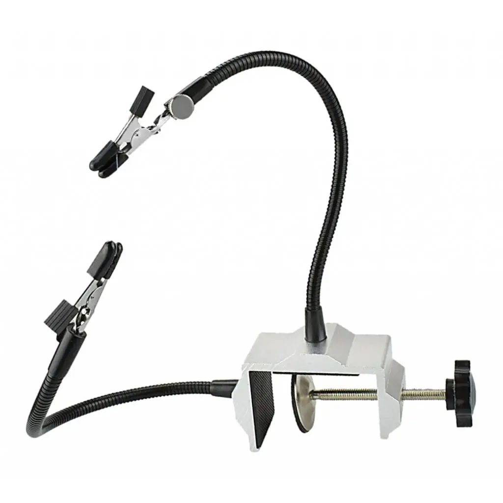 PCB Circuit Board Holder Adjustable Moving Soldering Third Hand Steel Base Tool for Electronics Repair