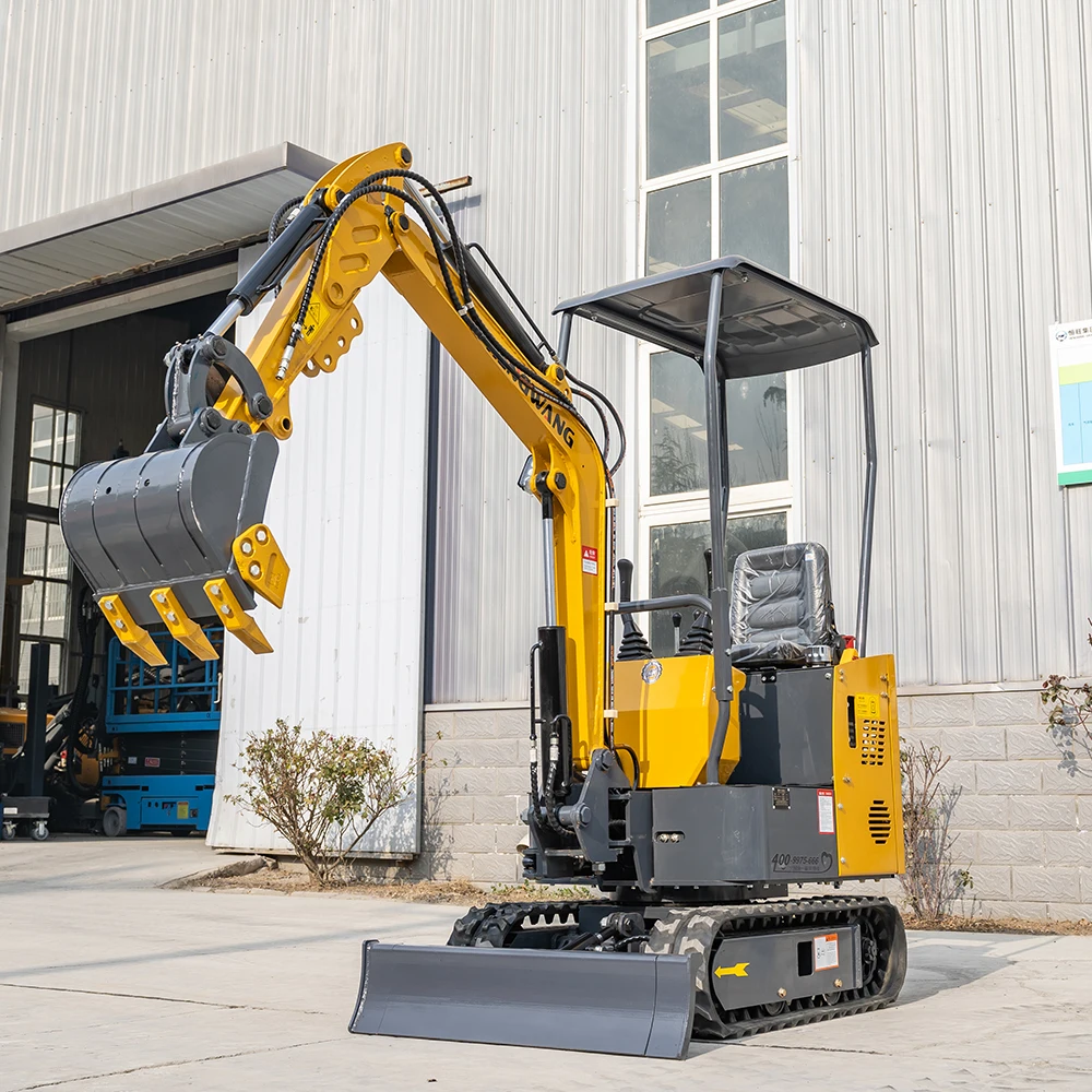 Tür zu Tür 1 Tonne 1,5 Tonnen kleiner Crawler größer 1000kg Micro Pelle 1500kg Mini bagger für den Verkauf in USA Lager