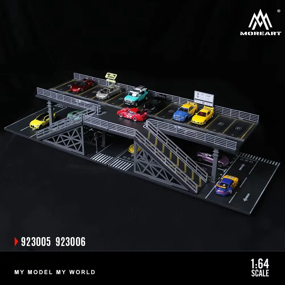 TimeMicro+MoreArt 1:64 Steel Frame Platform Stereoscopic Parking Space Scene Model
