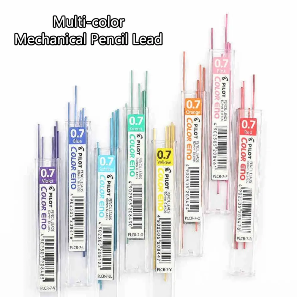 Multi-color Mechanical Pencil Lead 0.7mm 2B Colorful Pencil Lead Automatic Pencil Lead Refill School Art Sketch Drawing Supplies