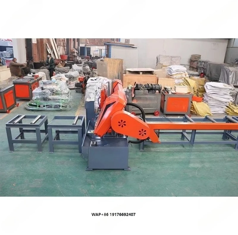 Large Capacity Reinforced Steel Cutting Saw Machine With Auto-Feeding System for Batch Steel Processing in Large Material Plants