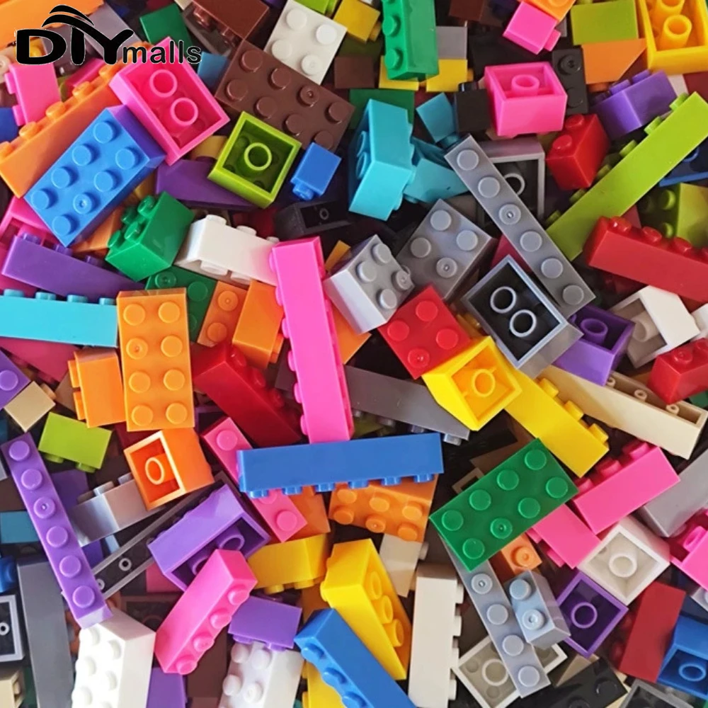 

Building Blocks Bulk Lot Pack Bricks Block Plate Toys Small Particles Bulk Compatible Legoeds 125g 250g 500g