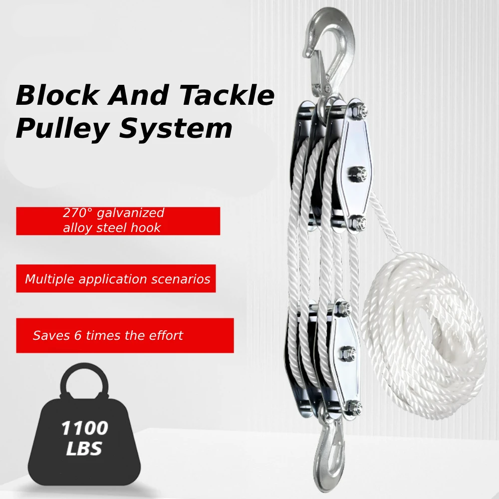 rope-hoist-pulley-block-tackle-pulley-system-heavy-duty-270-degree-rotating-sturdy-rope-pulley-hoist-rotatable-manual-hand-lift