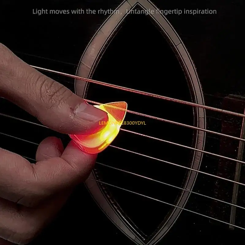 

270C Lightup Guitar Pick Shrapnel Guitar Fittings Bass Pick Guitar Plectrums Pick