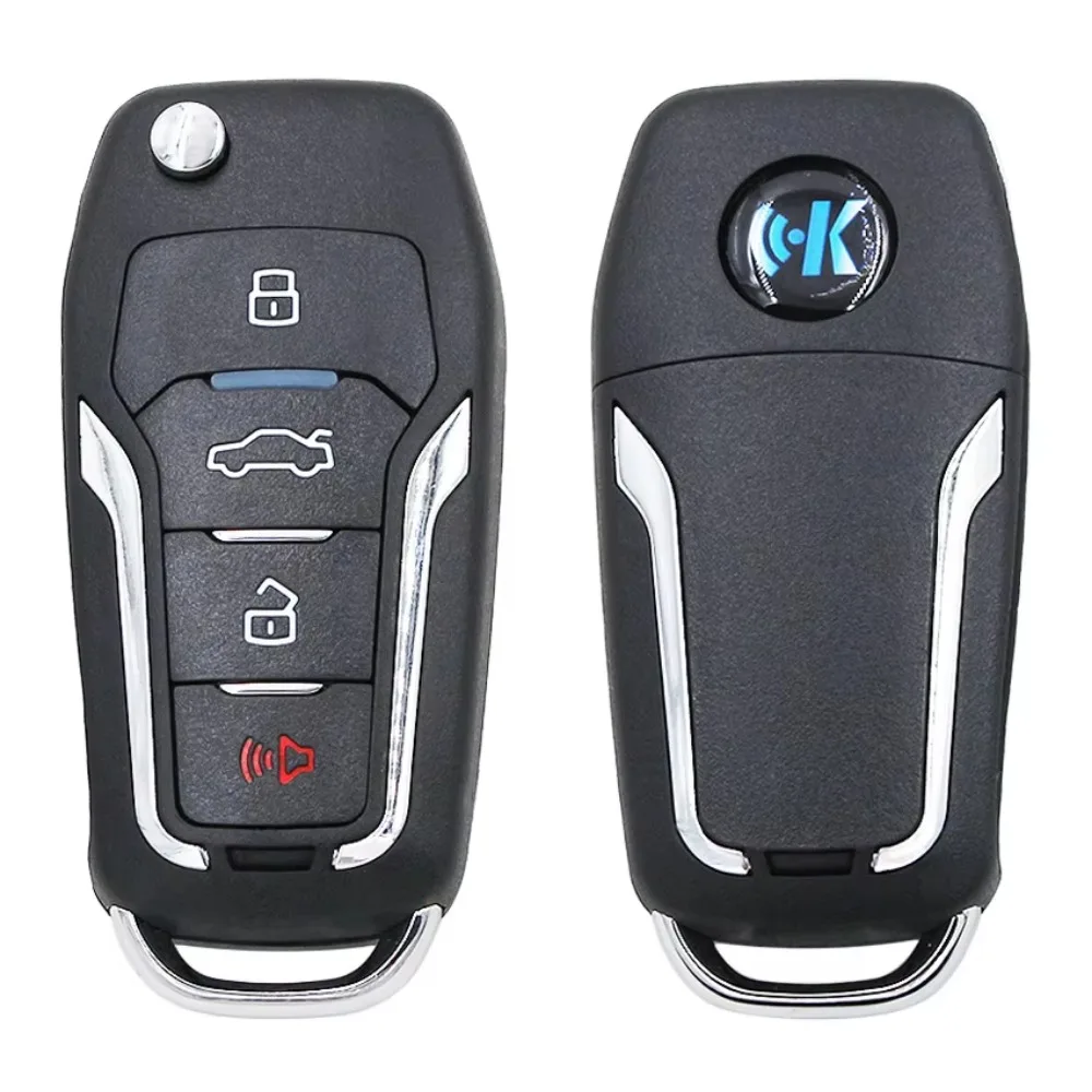 5pcs Keydiy KD B12 Universal Remote Key 3 Button Remote Control Key B12-3/4 4 Buttons for KD-x2 KD900 KD Mini  for Ford Style