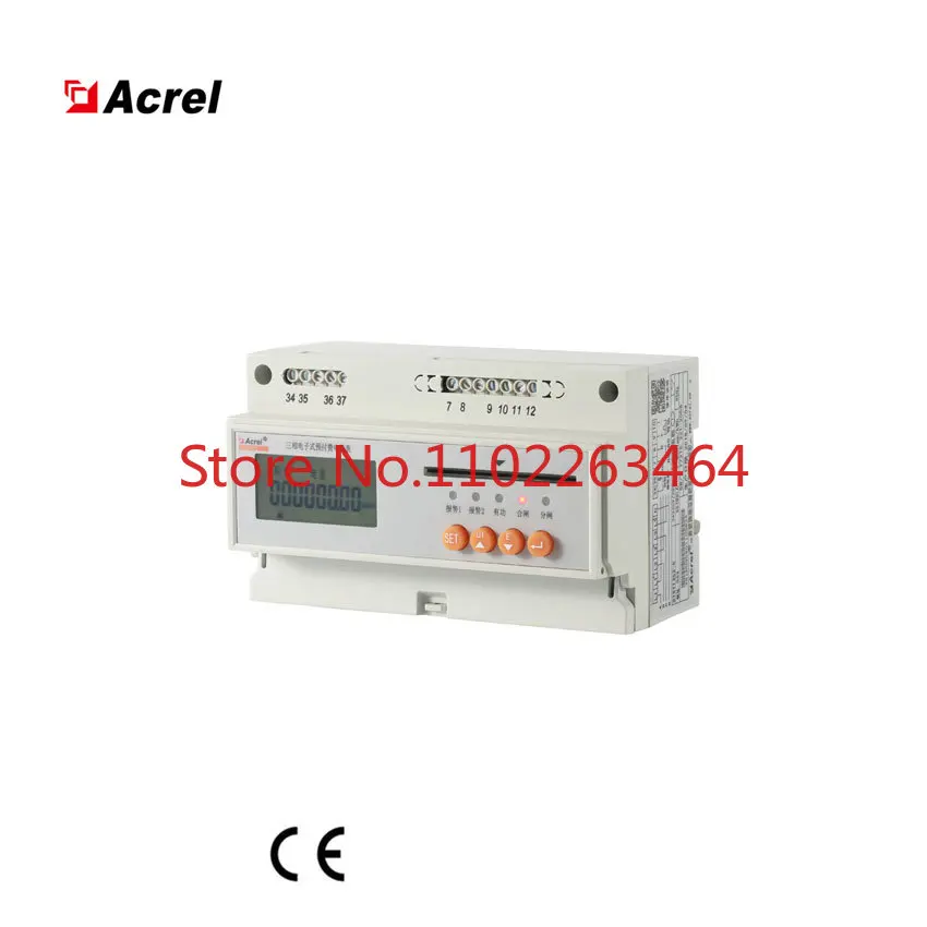 Single Phase Electronic Energy Meters Dtsd1352 Adl3000 E Din Rail Mounted Electric Digital Energy Meter