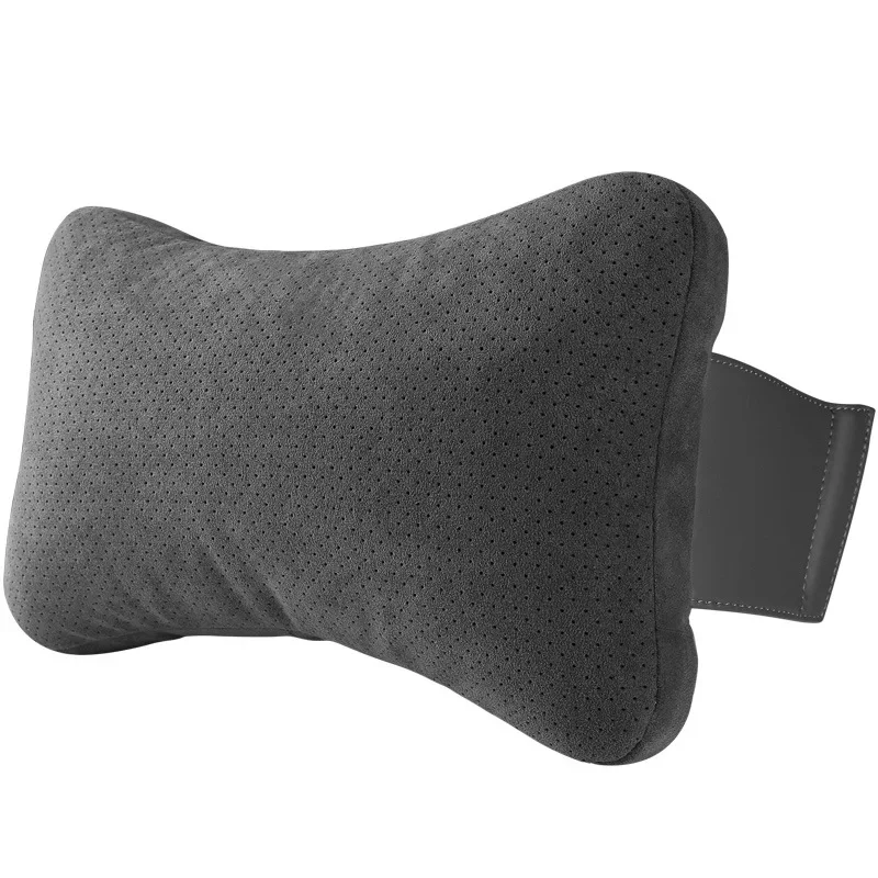 Suitable for ZEEKR X Sports Seat Headrest Hidden Strap Car Neck Pillow Guard Alcantara Suede Leather Pillow Auto Accessoires