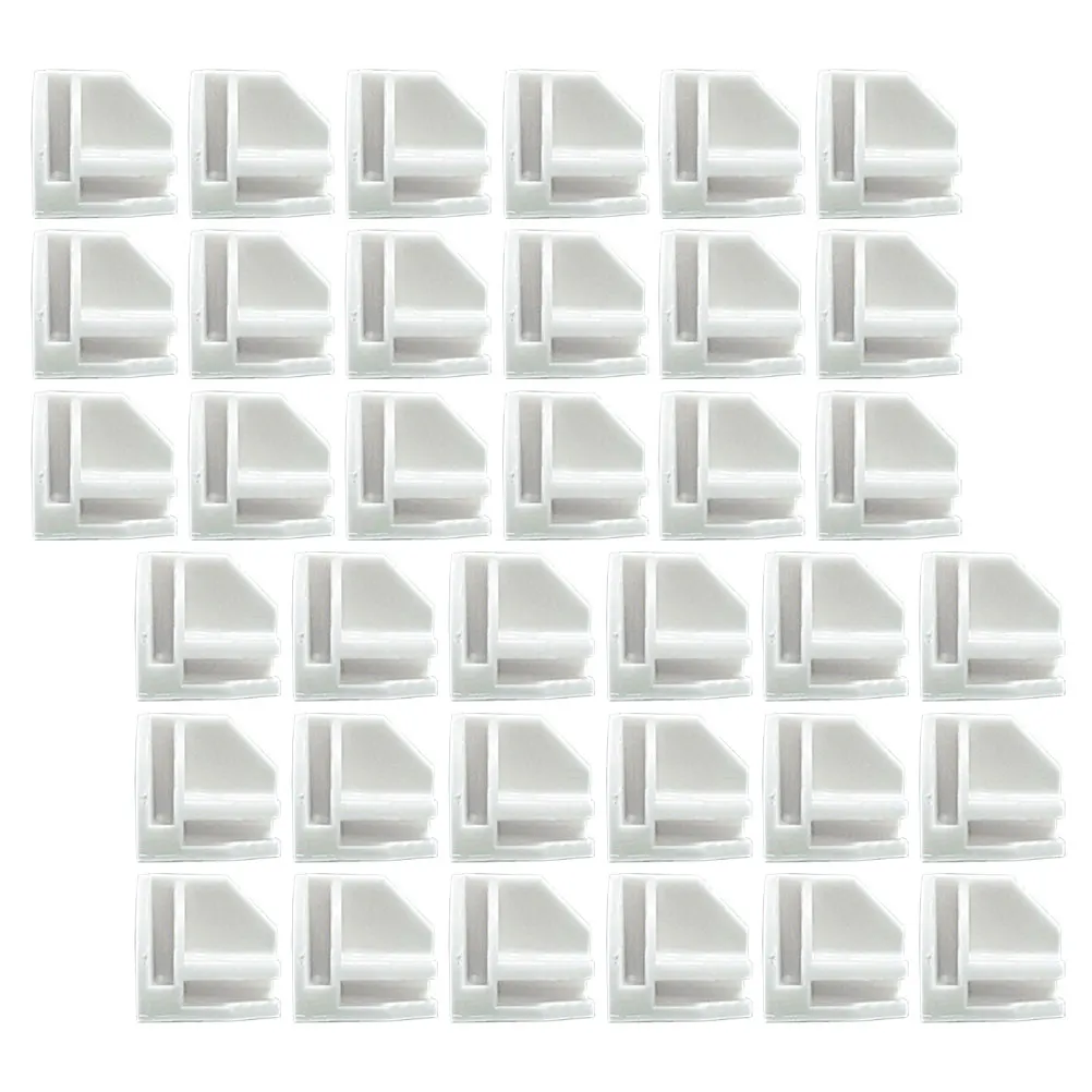 

50pcs Corner Clamps For Wire Cube Connectors Modular Storage Fixing Brackets Durable Plastic Shelf Organizer