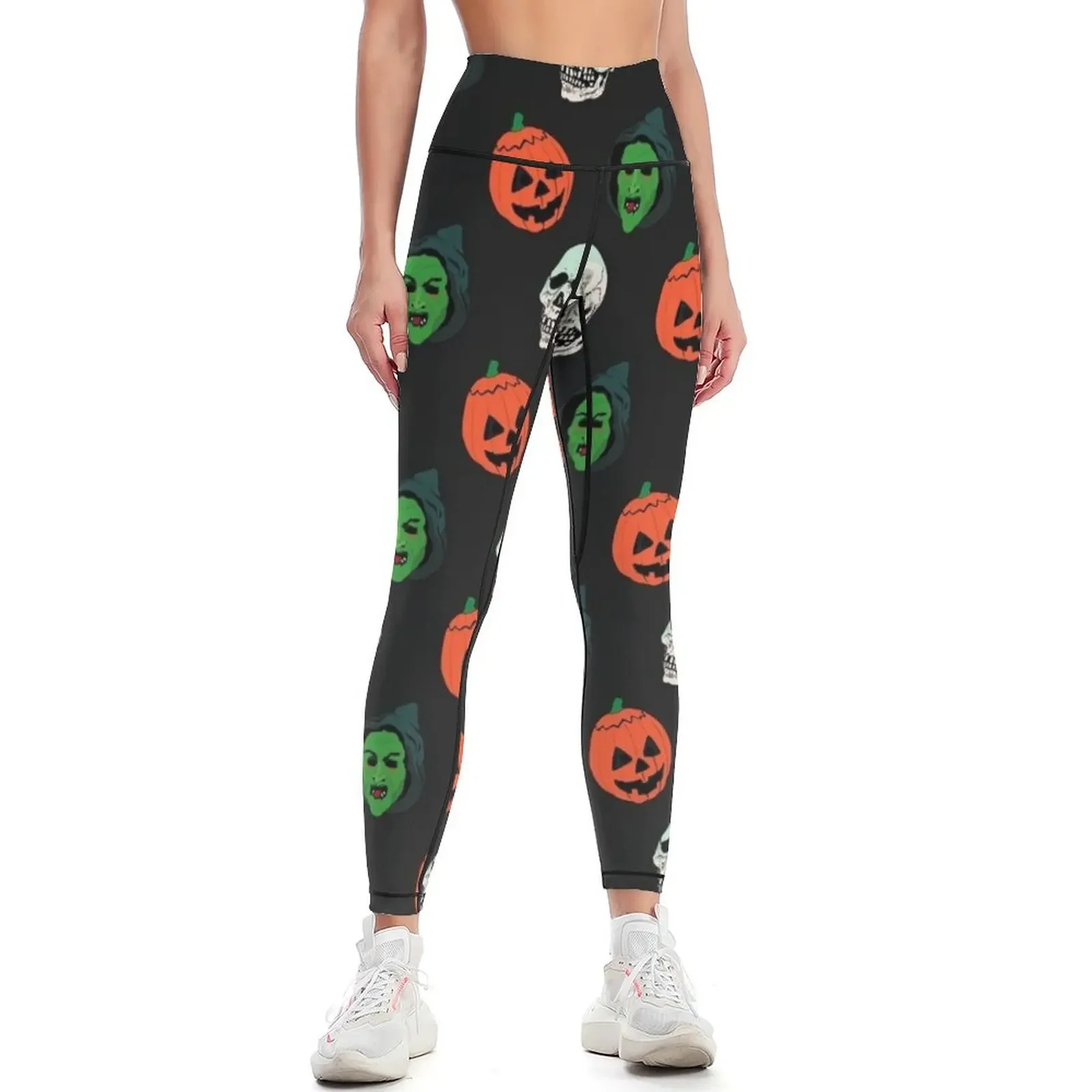 

Silver Shamrock Mask Set Leggings Women's push up Women sports exercise clothing for sports shirts gym Womens Leggings
