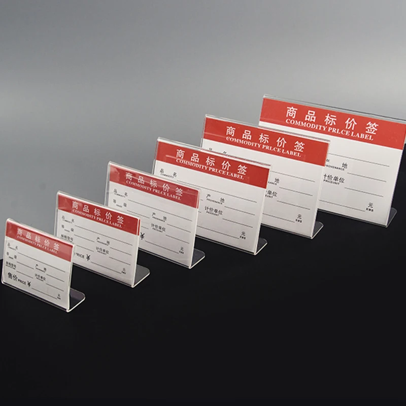 10 шт., акриловые вертикальные таблицы Decca