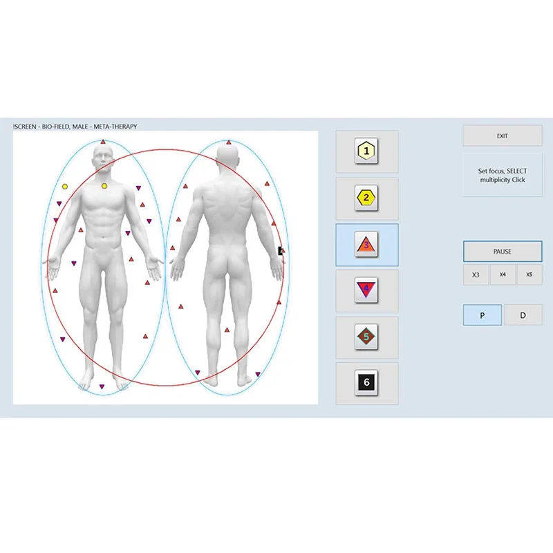 Professionele Nls Bioresonance Body Gezondheid Analyzer Aura Chakra Machine Systeem