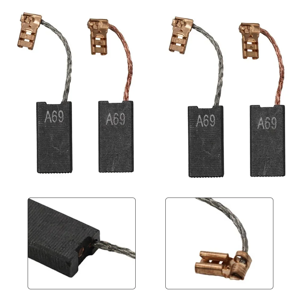 Parti di ricambio per spazzole di carbone da 4 pezzi 1617014122 1617014138 con taglio automatico per accessori per elettroutensili per macchine elettriche