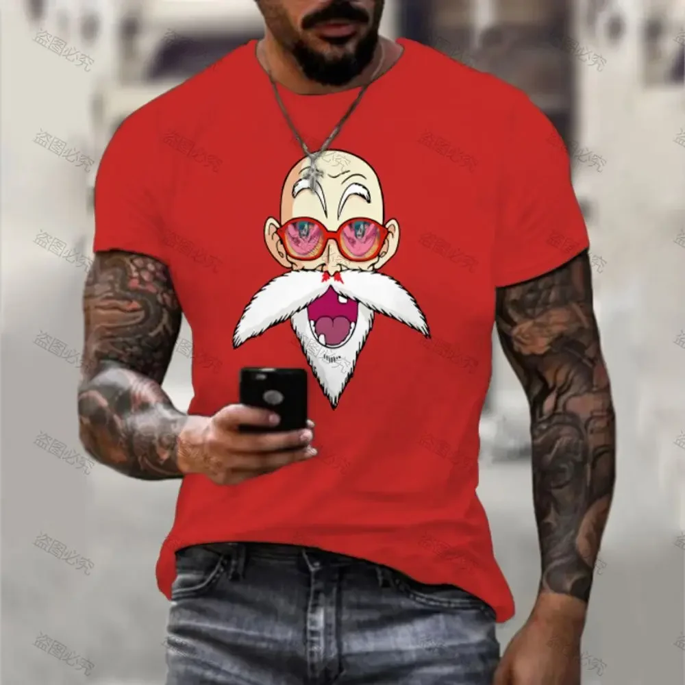 Goku Men's T Shirt Dragon Ball Z Vegeta 2024 Parent-child Wear Gym T-shirts Trend Summer Cartoon Y2k Fashion Short Sleeve O Neck image 3
