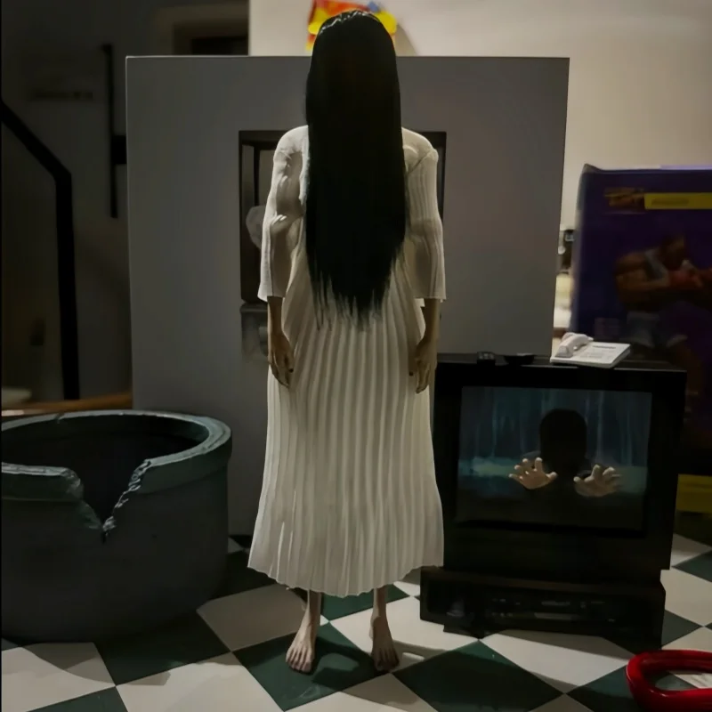 

In Stock YANTOYS JR08 1/6 Scale Collectible Classic Horror Movie MISS SADAKO Long Haired Female Lead 12in Action Figure Toy Gift