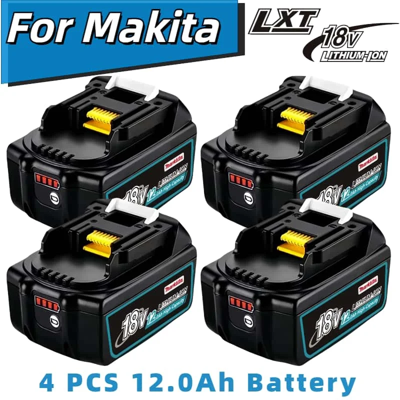 

Original for Makita 12Ah/8Ah/6Ah for Makita 18V Battery BL1830B BL1850B BL1850 BL1840 BL1860 BL1815 Replacement Lithium Battery