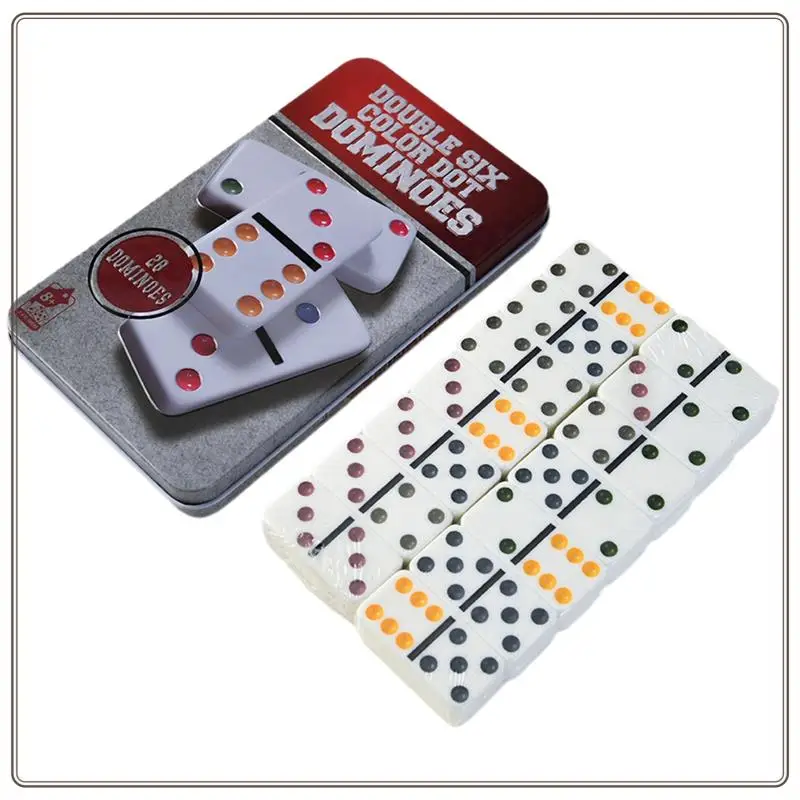 Надежный набор домино цвета слоновой кости, настольная игра домино, интерактивные шахматы и карты для родителей и детей, набор домино цвета слоновой кости, настольная игра домино, па