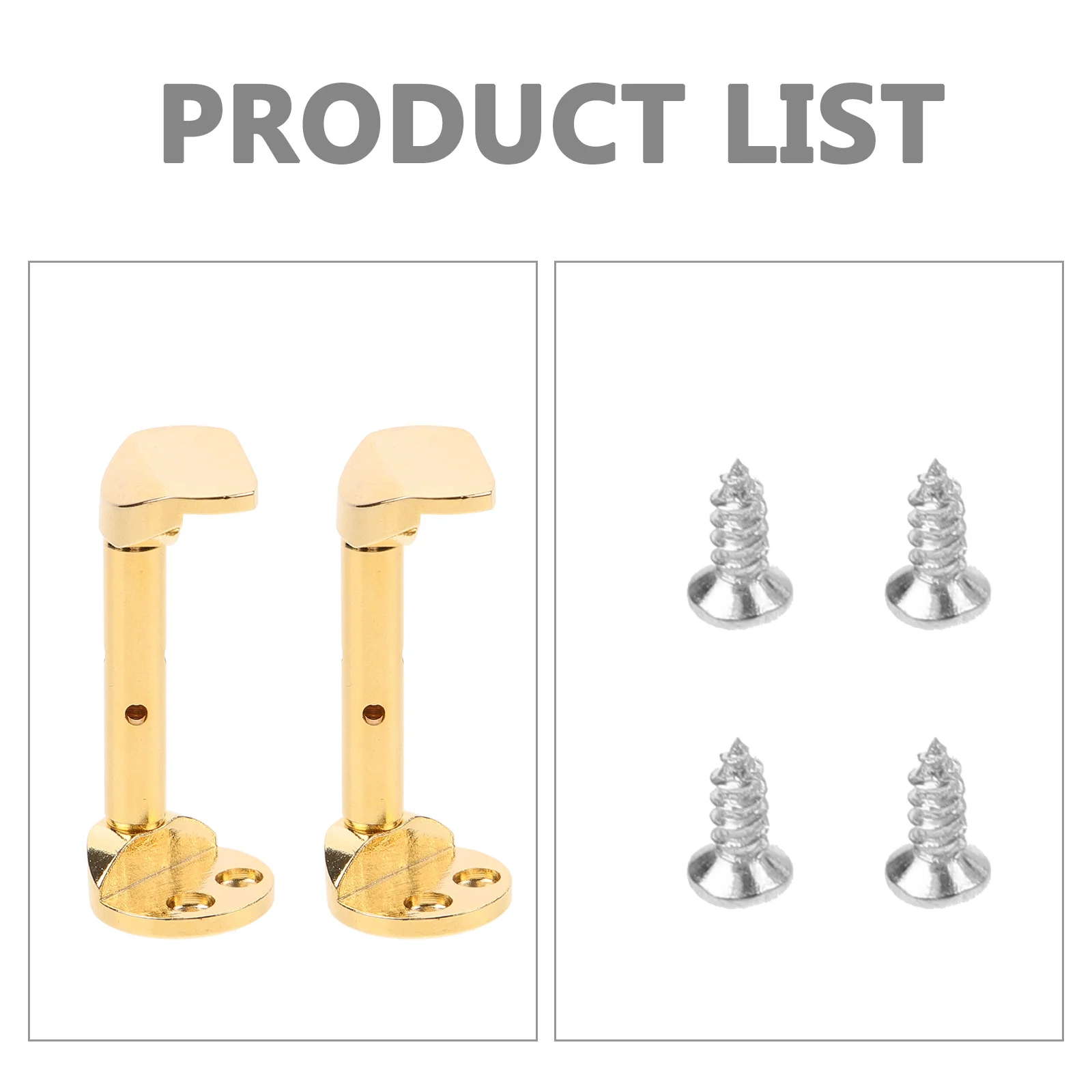 

2Pcs Professional Violin Chin Rest Screws Sturdy Ergonomic Design Long Lasting Support for Various Skill Levels