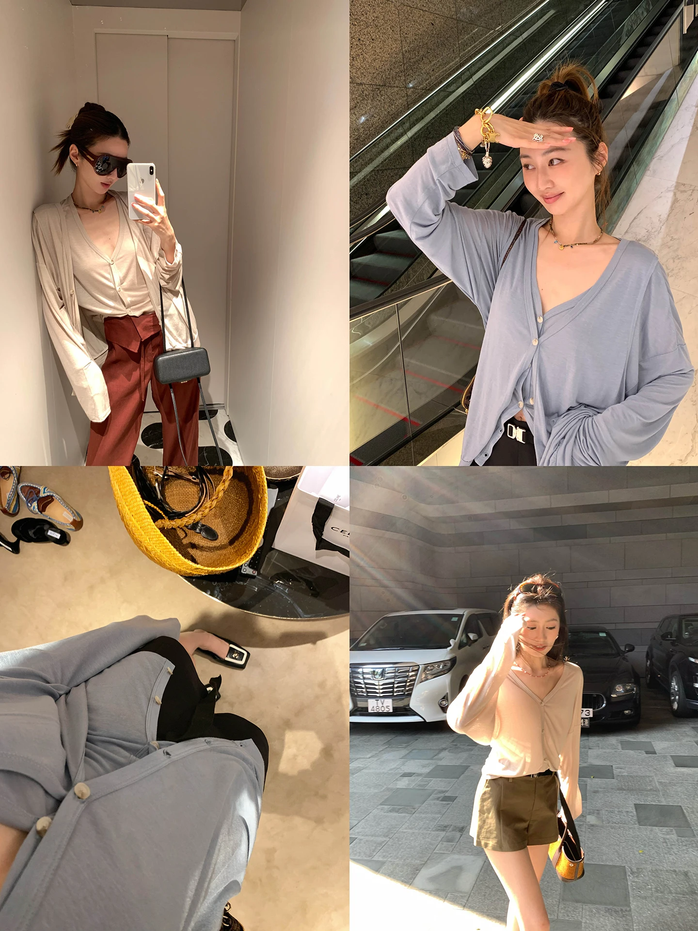 

Vcruan Ashige Smooth Good Material DO Sunscreen Air Conditioned Shirt Two-Piece Set Ladies Commute Style Standard Fit Spring ...