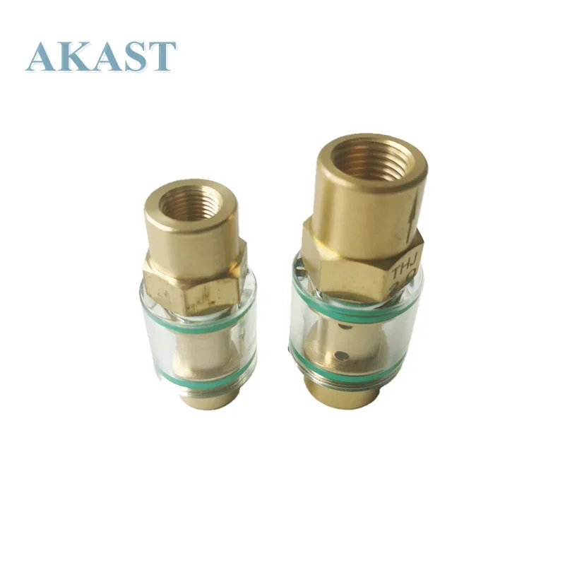 THJ One-Way Valve Transparent Check Valve With Thread G1/8