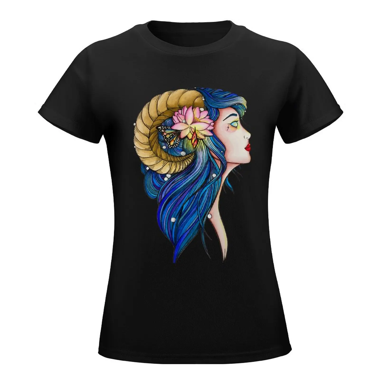 Goddess of Power and Strength T-Shirt Aesthetic clothing blanks clothes for Women