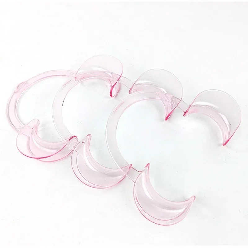 

100 шт. C-образные стоматологические ретракторы для щек (размер M, розовый), открывалка для рта, средство для лечения зубов, открывалка для рта для ремонта стоматологических принадлежностей