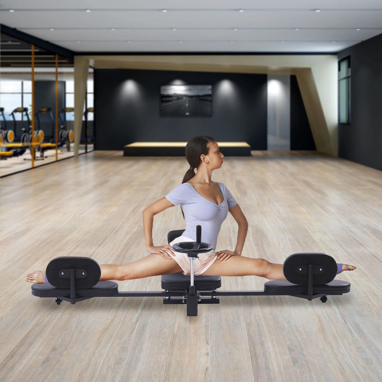 Beinstrecker-Split-Maschine für das Flexibilitätstraining, robuste 180-Grad-Beinverlängerungsmaschine für Zuhause, Yoga, Fitnessstudio, Fitness