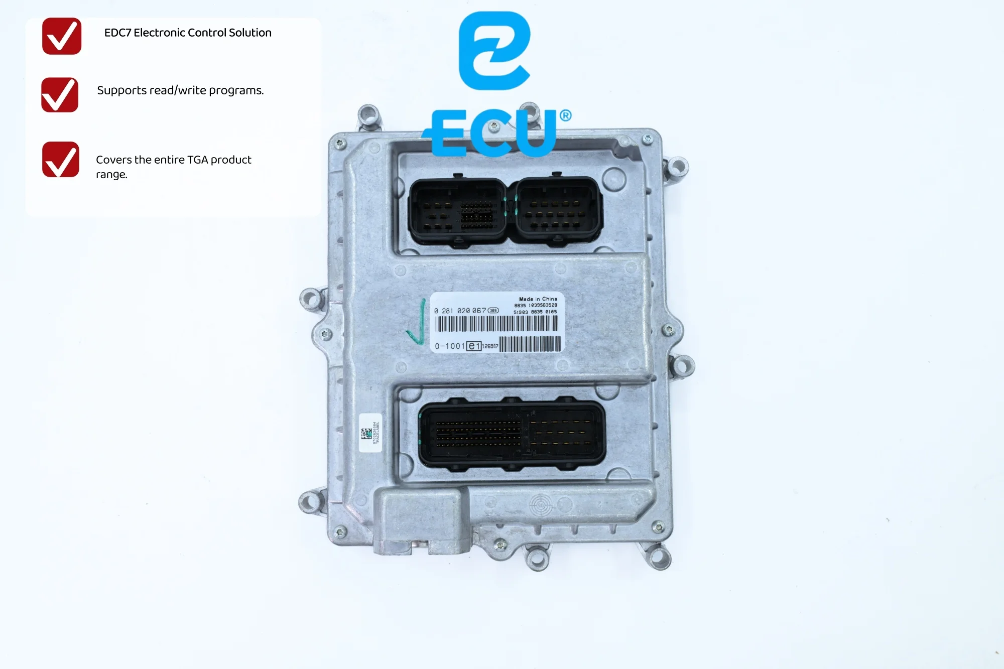 0281020067 ECU/ECM EDC7C32 Electronic Control Unit Compatible with TGA/TGX Full Series High Quality