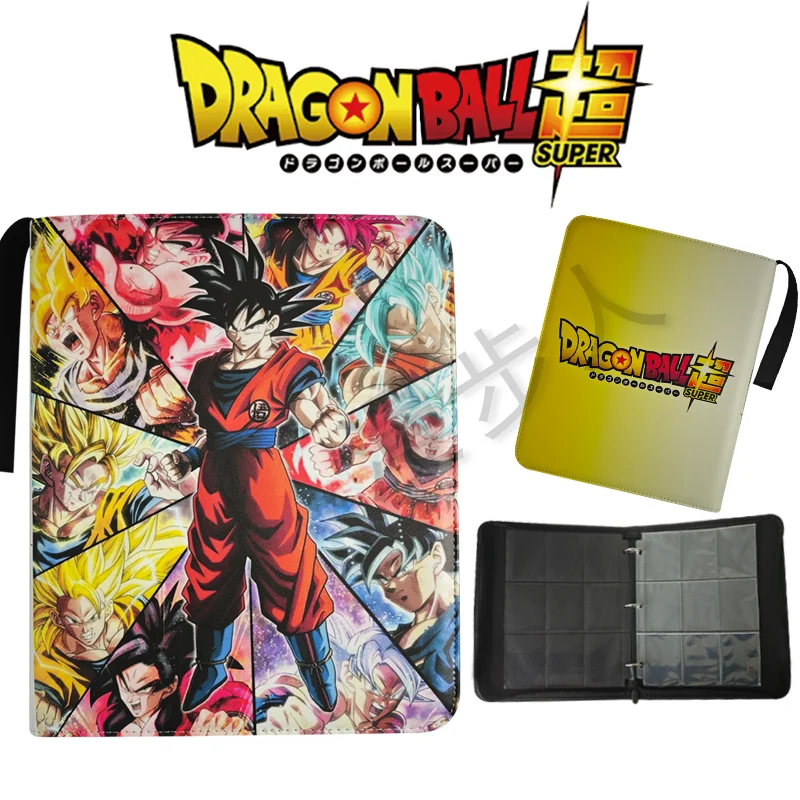 Álbum de Cartas Dragon Ball 400-900, Libro de Almacenamiento con Páginas Sueltas, Nueve Compartimentos, para Cartas Pequeñas, Colección de Anime y Cómics, Regalo Coleccionable
