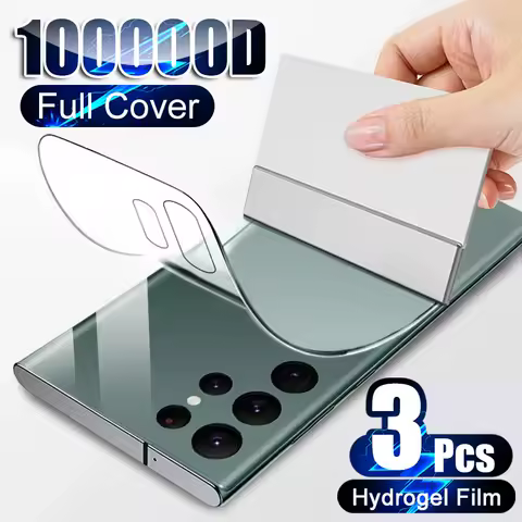 Full Cover Screen Protector For Samsung Galaxy S23 S22 S21 S20 Ultra Plus Fe A53 A52 A12 A72 A21S A73 A33 A32 Back Hydrogel Film
