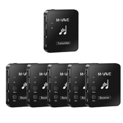 M-vave WP-10 2.4G Sans Fil Écouteur Moniteur Rechargeable Émetteur Récepteur avec Volume Bouton Nouvelle Version Cuvave