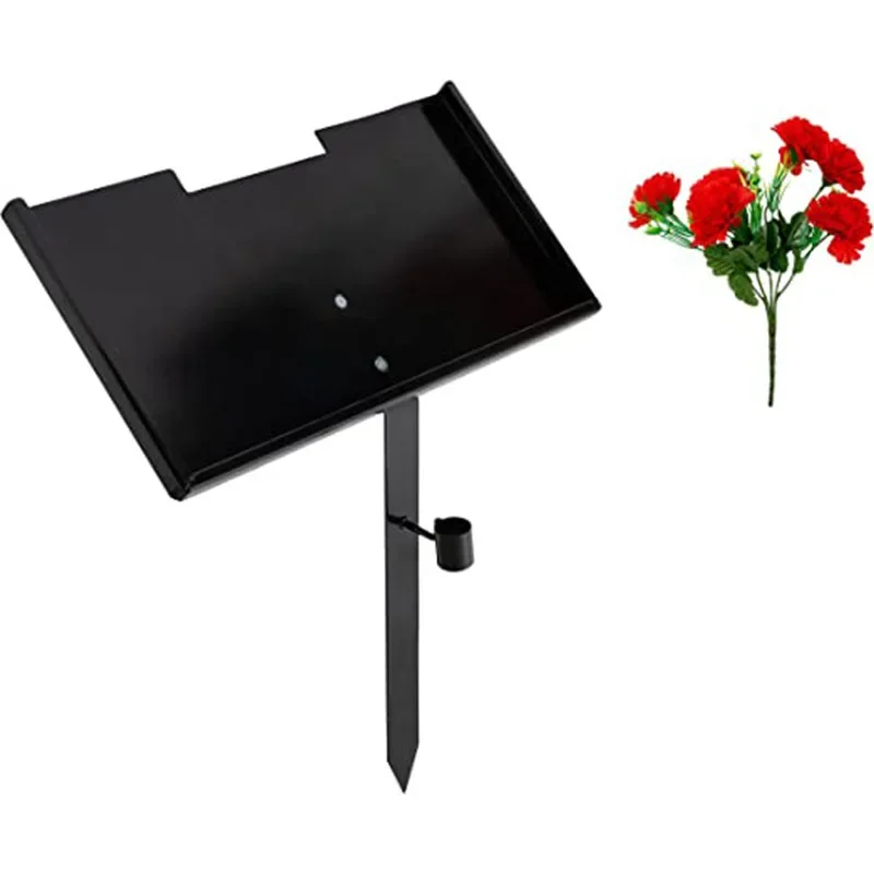 Memorial Mark Pile Stone Pet Mark Wrought Iron Lover Tombstone Stand