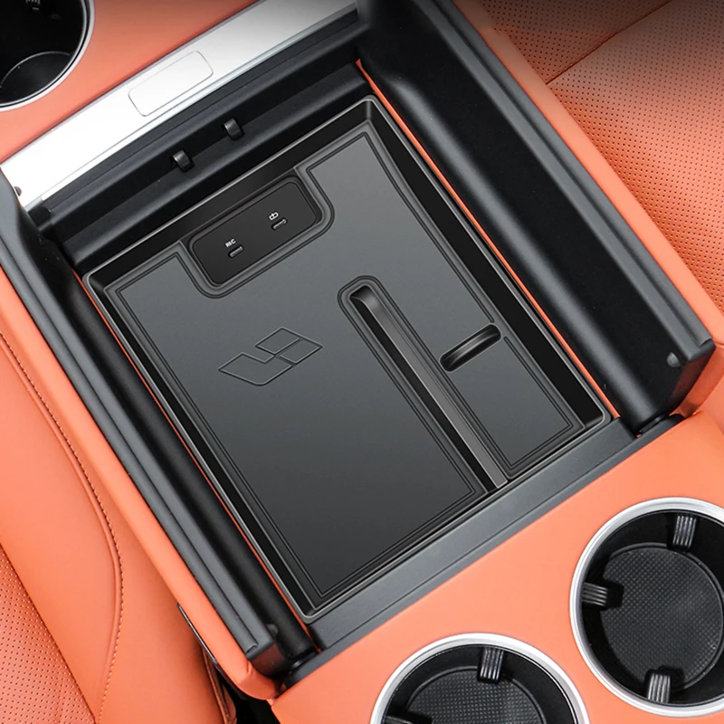 For Leading Ideal Li Xiang L7 L8 L9 Car Central Armrest Storage Box Organizing Box Interior Decoration Auto Accessories