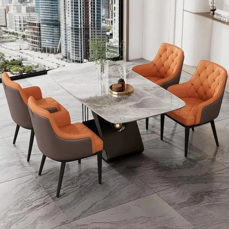 Luxury Modern Leather Dining Chairs For Home, Hotel, Villa & Bar –Versatile Restaurant Furniture Chaise Industrielle تجاره مطاعم