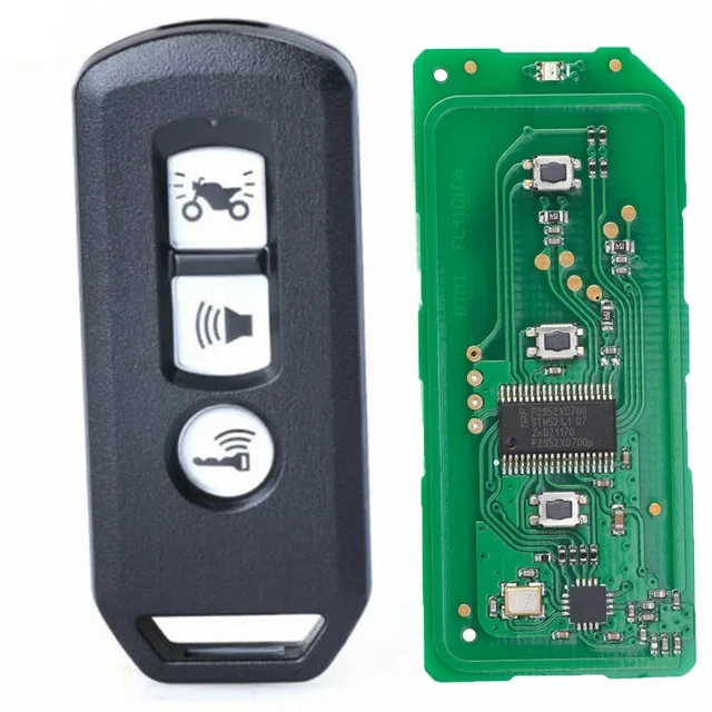 KEYECU 3ボタン スマートリモートキー 434MHz ホンダ バイク用 X-ADV