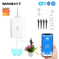 Tuya WiFi Smart Garden Irrigation Controller Plant Automatic Drip Irrigation Device 4/8 Heads Pump Timer System Kit Garden Tool