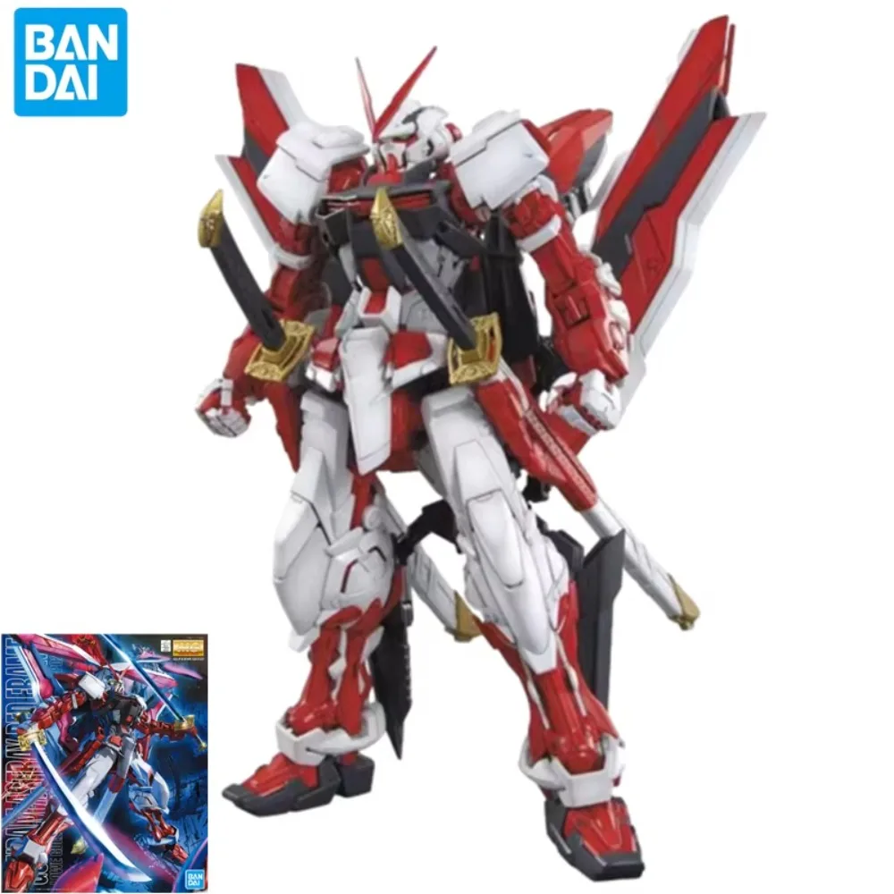 GUNDAM MG 1/100 Gundam Astray Red Frame Kai MBF-P02 Movable Model Kit Assembly Anime Figure Collectible Gift Room Decoration Toy