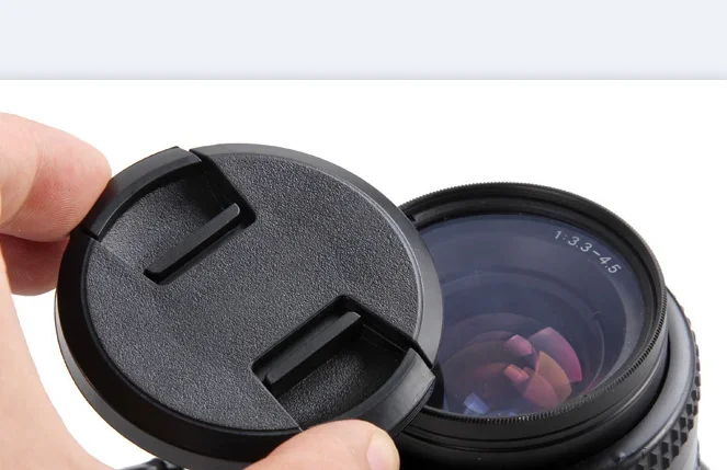 40.5mm 49mm 52mm ood Cover Snap-On Lens Front Camera Lens Cap Cover for Sony Alpha DSLR Lens Protector