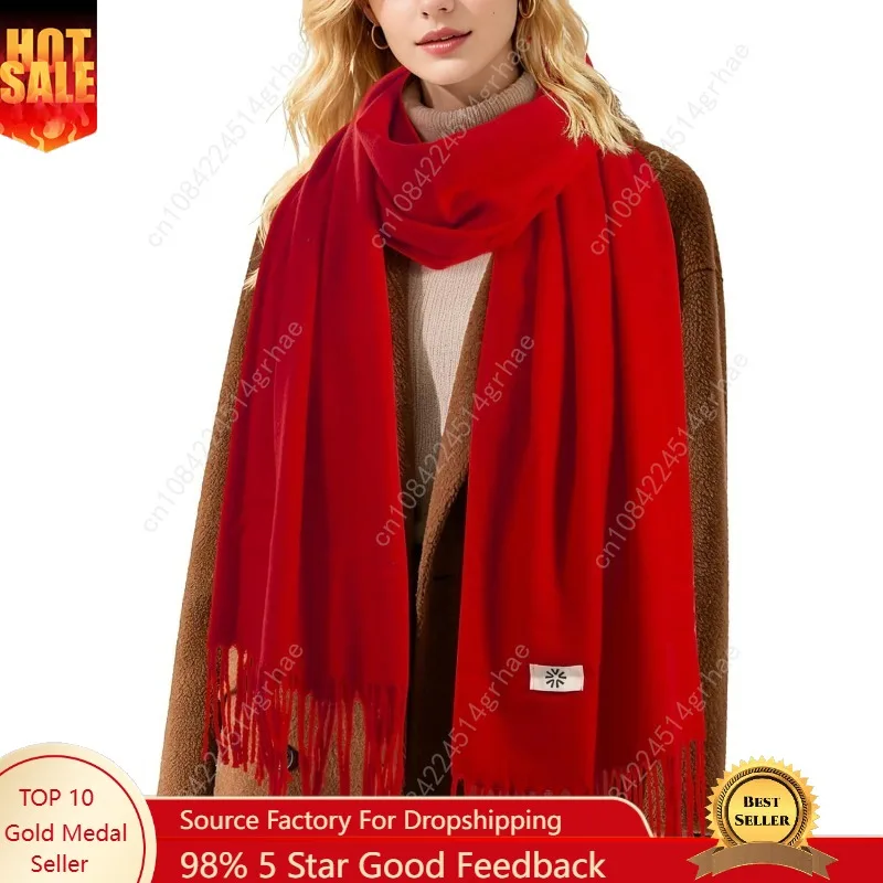 

Winter Women's Scarf Shawl Fringe Large Classic Wrap