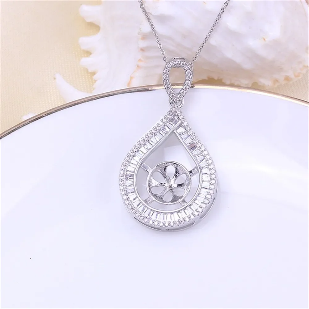 DIY Gold-Plated Pearl Pendant Setting, Handmade Jewelry Crafting Accessories Jewelry Findings No Pearl No Chain