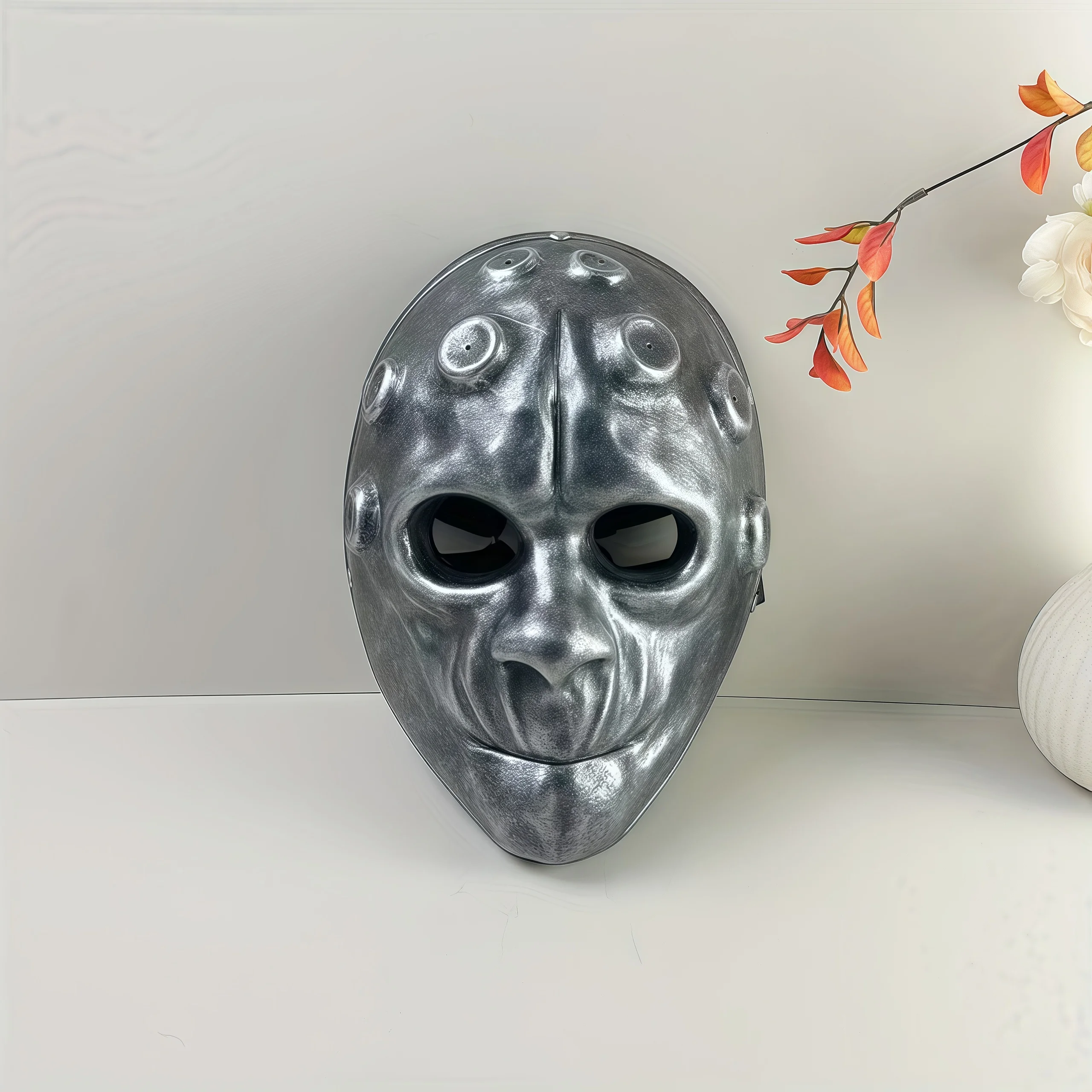 Halloween, Weihnachten, Ostern Home Party, Spukhaus-Szenen-Requisiten, Dekorationen, Streiche, Cosplay, handgefertigte Kunsthandwerksmasken aus Kunstharz