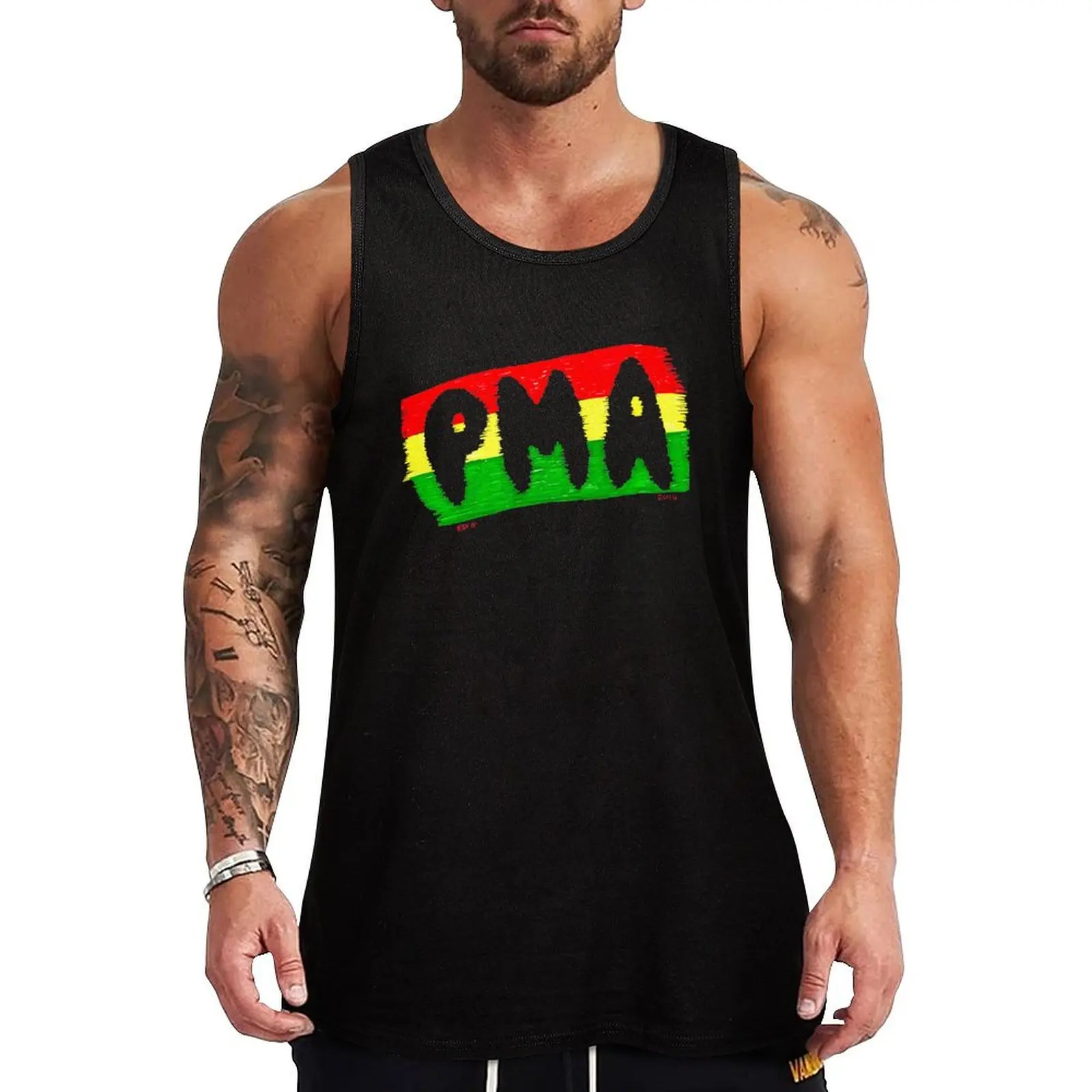 Positive Mental Attitude - Art By Kev G Tank Top Sweat Wicking Tank Top Gym Workout Quick Dry Shirt