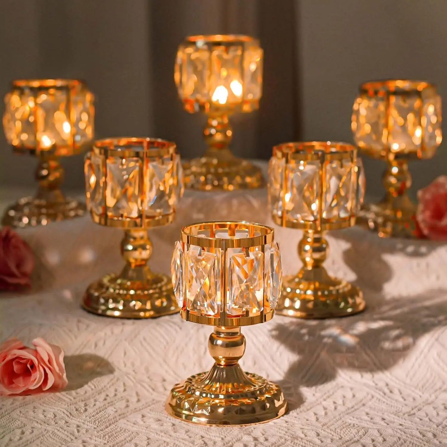 

Хрустальный подсвечник, подсвечник при свечах, романтический держатель для ароматерапии, свадебная вечеринка, домашняя комната, настольный декор, держатели
